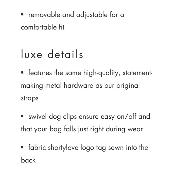 shortyLOVE boardwalk bag strap in black/white checker - Picture 6 of 7